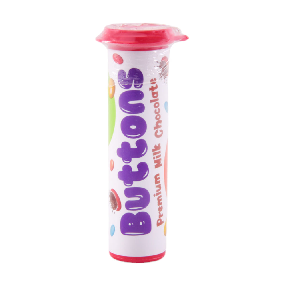 CANDYLAND BUTTONS CHOCOLATE TUBE BUNTTIES 23 GM