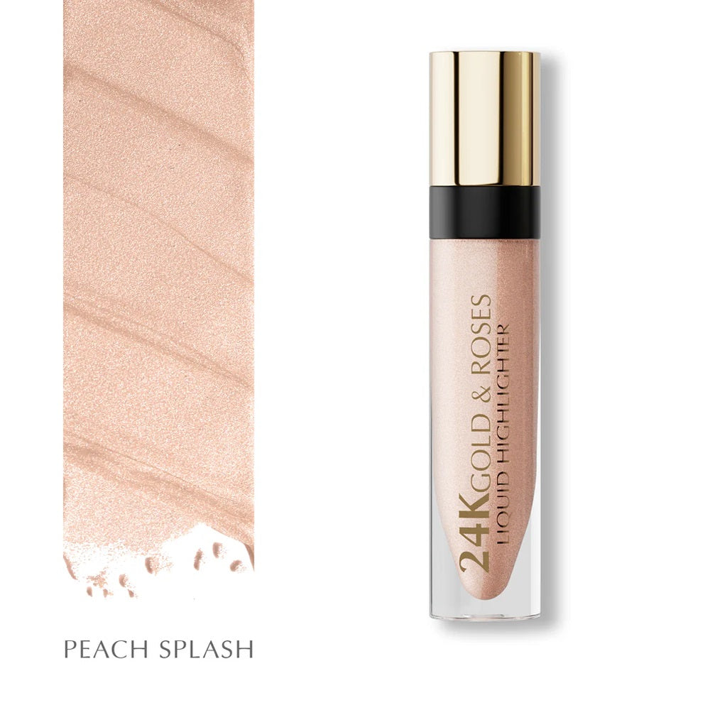 24K GOLD & ROSES LIQUID HIGHLIGHTER (PEACH SPLASH)