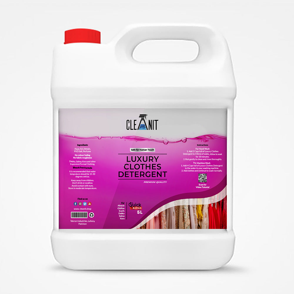 CLEANIT LUXURY CLOTHES DETERGENT 5 LTR