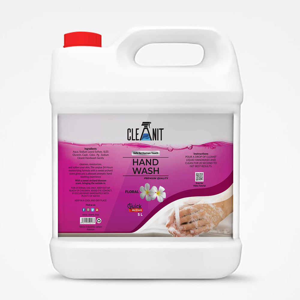 CLEANIT HANDWASH FLORAL 5 LTR
