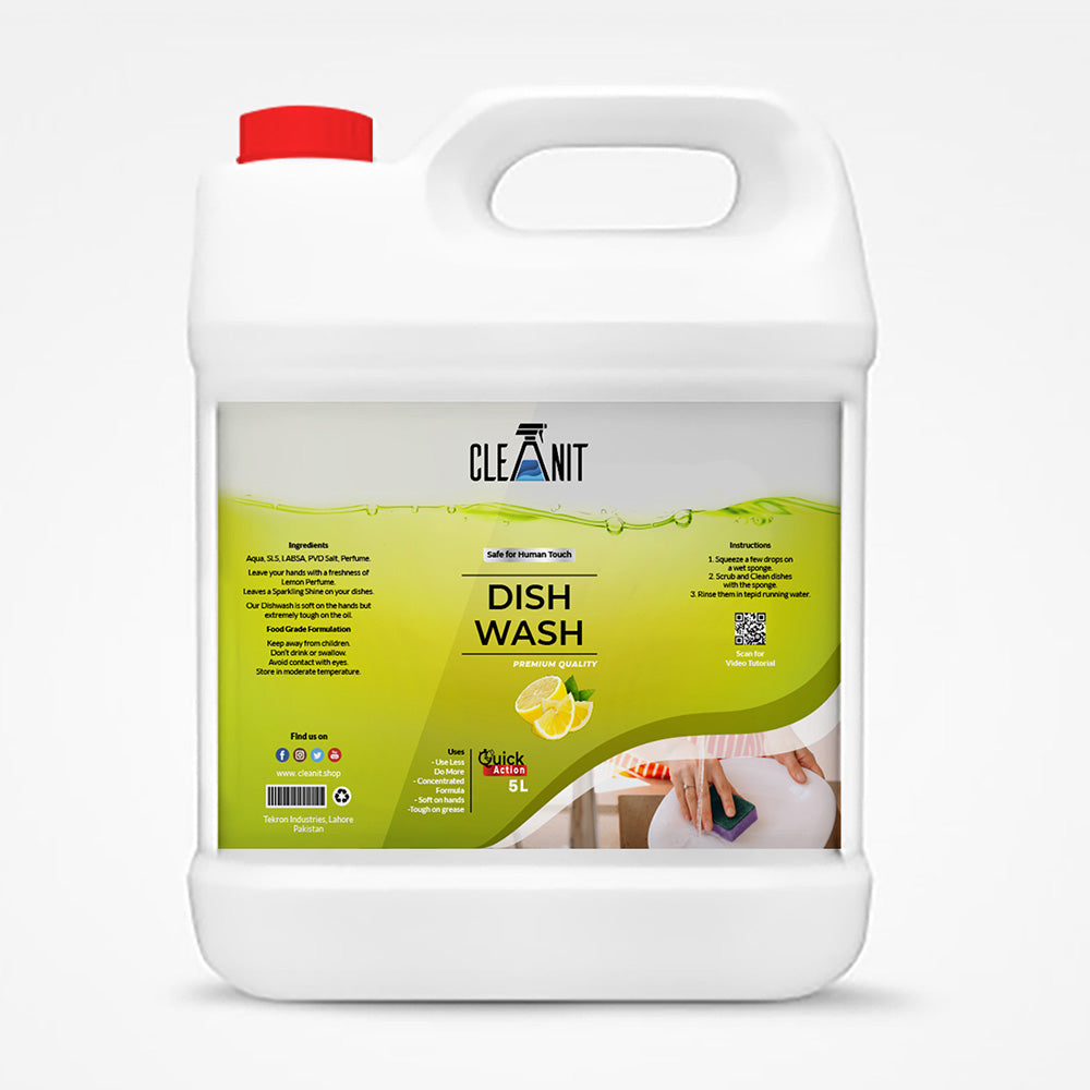 CLEAN IT DISHWASH LEMON 5LTR