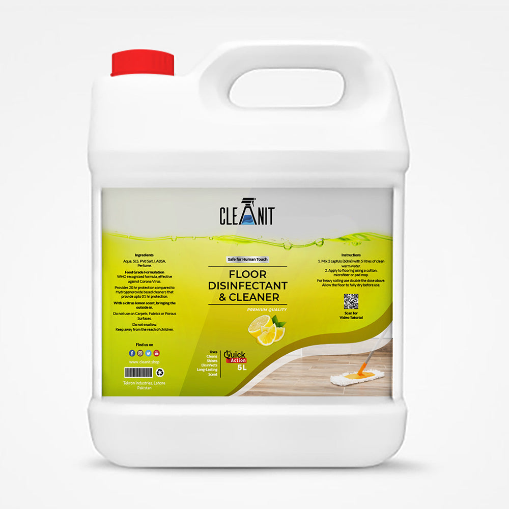 CLEAN IT FLOOR DISINFECTANT LEMON 5LTR