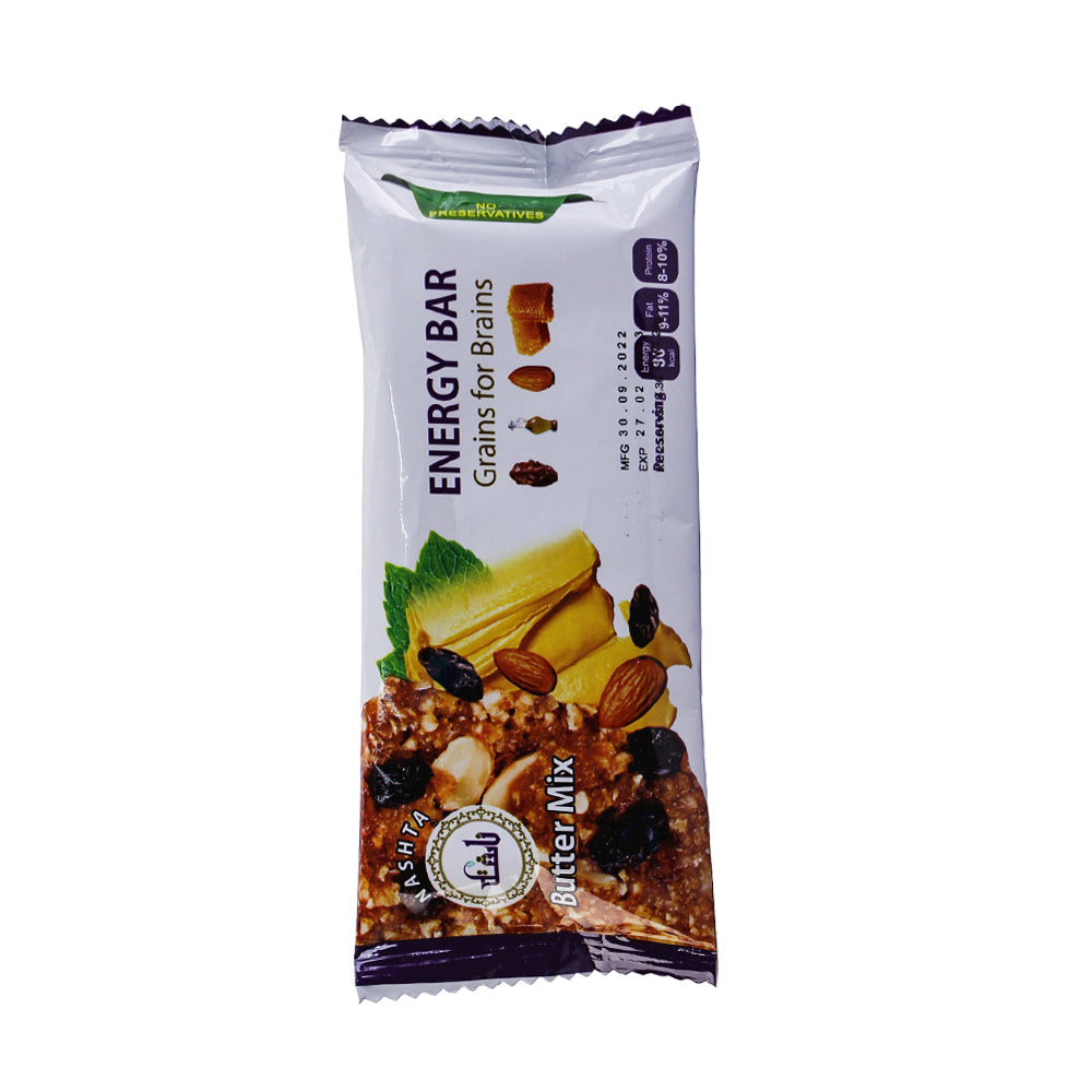 NASHTA ENERGY BUTTER BAR 20 GM