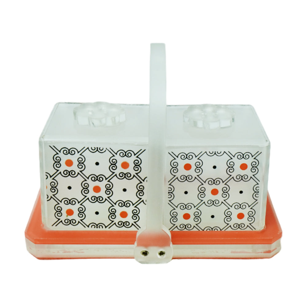 SALT & PAPPER DICE SHAKER FROSTED