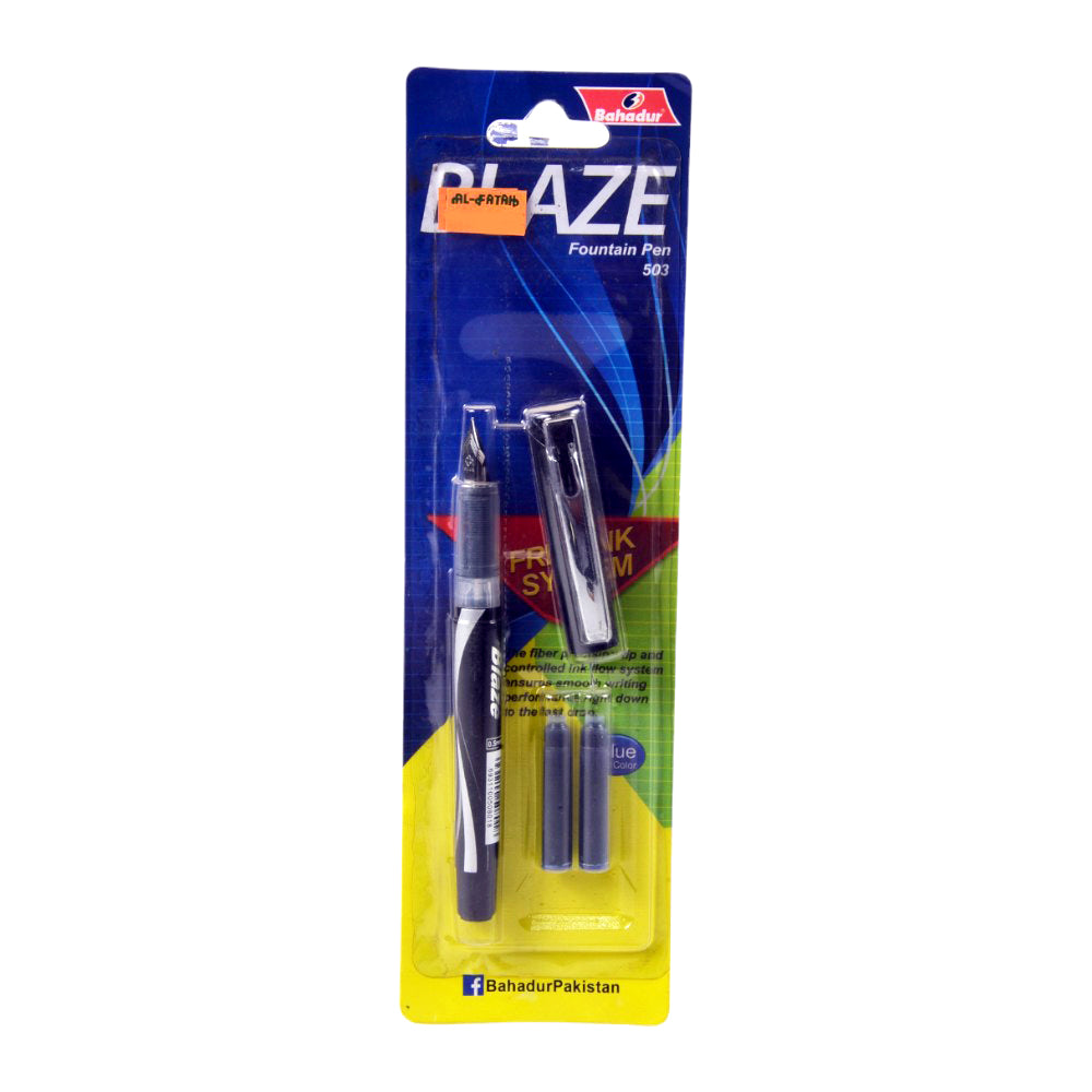 BAHADUR FOUNTAIN PEN BLAZE 503