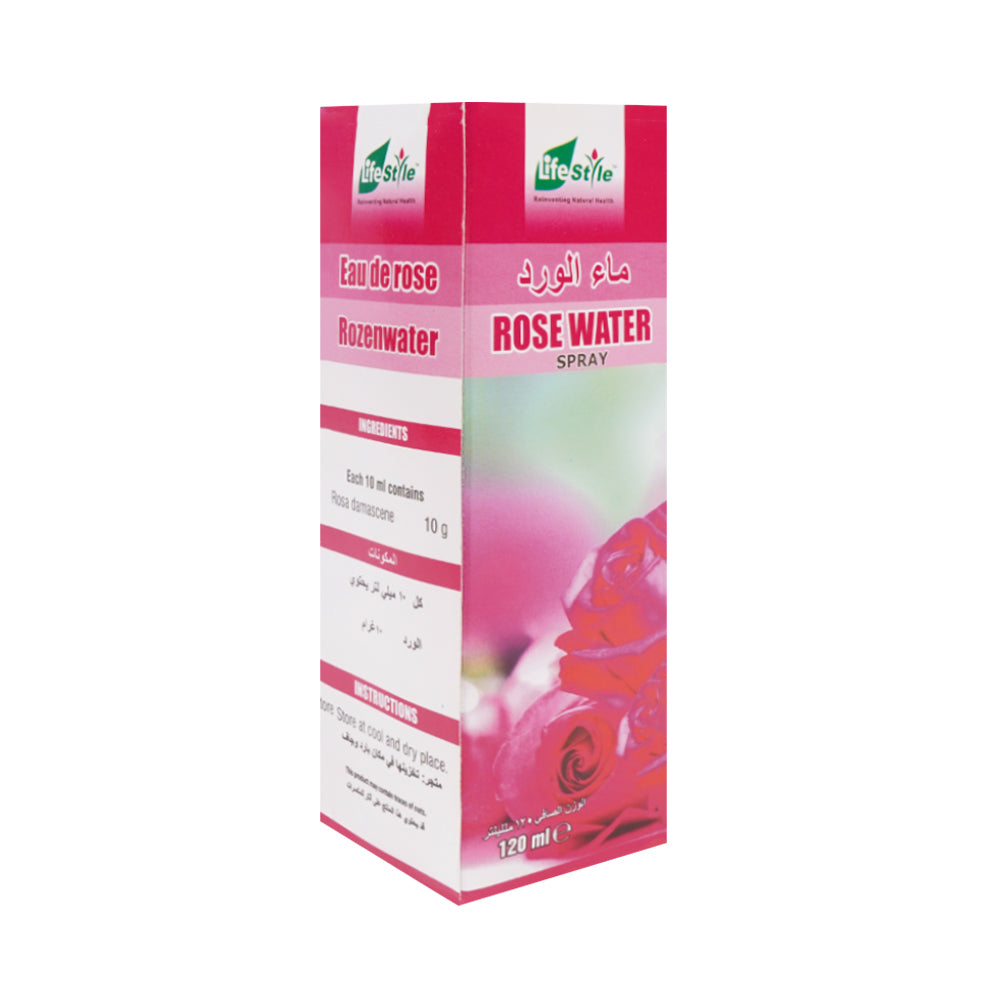LIFE STYLE ROSE WATER SPRAY 120 ML