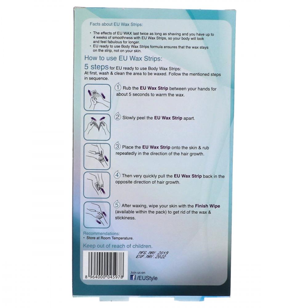 EU WAX STRIPS LILY 12 PCS