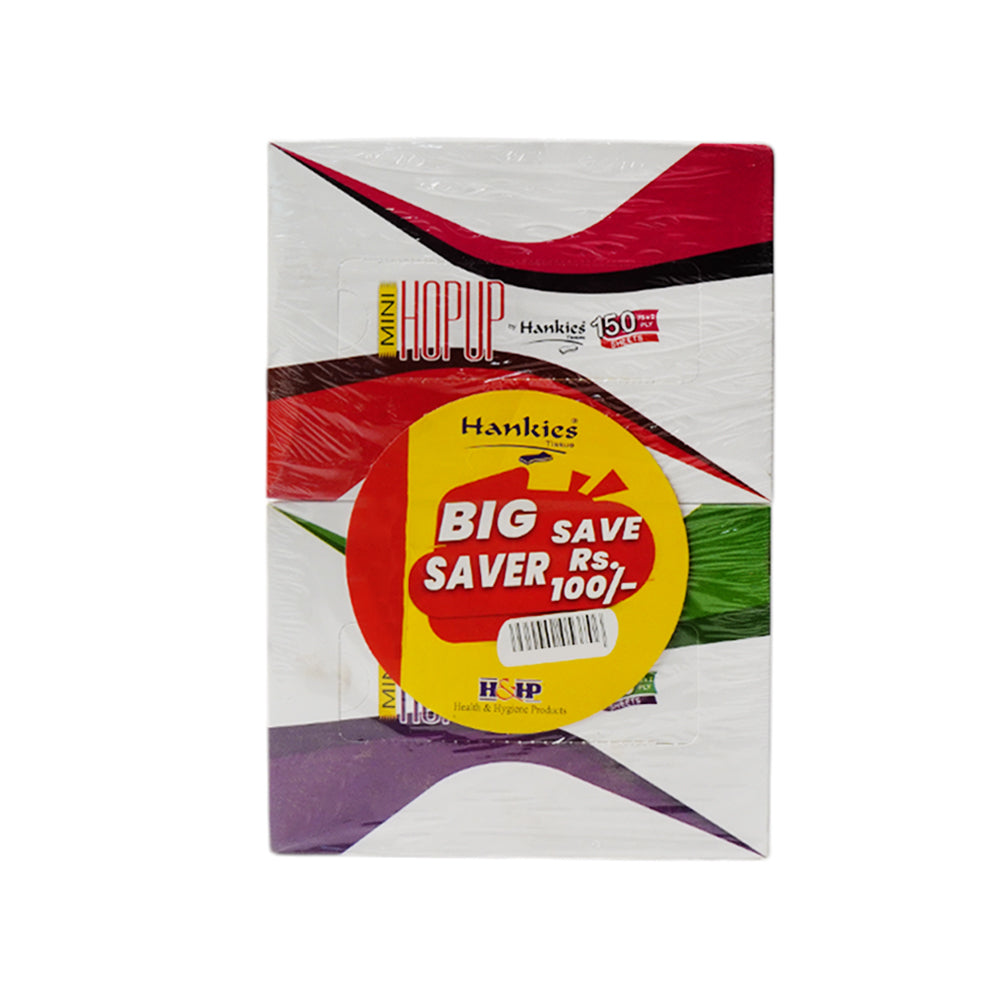 HANKIES TISSUE MINI HOP UP COMBO PACK OFFER SAVE RS100