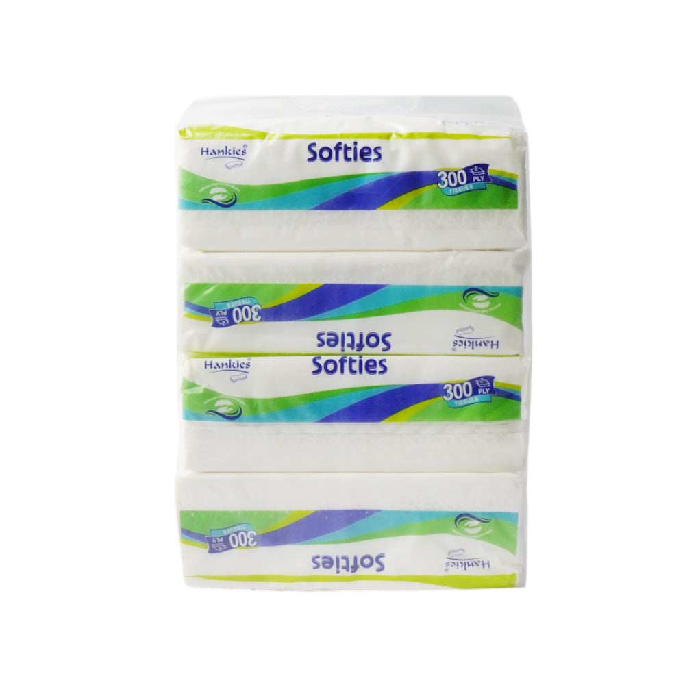 HANKIES SOFTIES TRAVEL SOFT PACK BUY 03 GET 1 FREE (SAVE RS