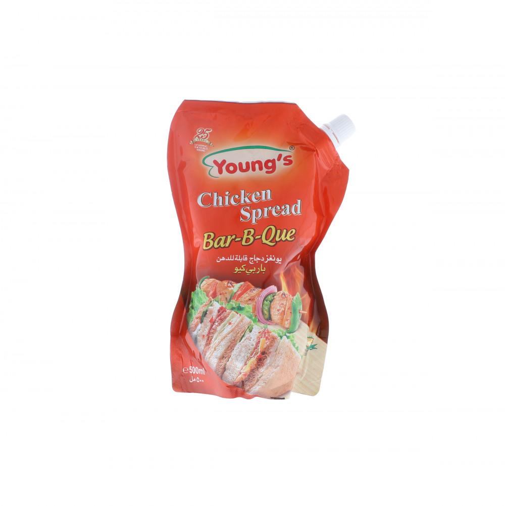 YOUNGS CHICKEN SPREAD BAR-B-QUE POUCH 500 ML – Al-Fatah