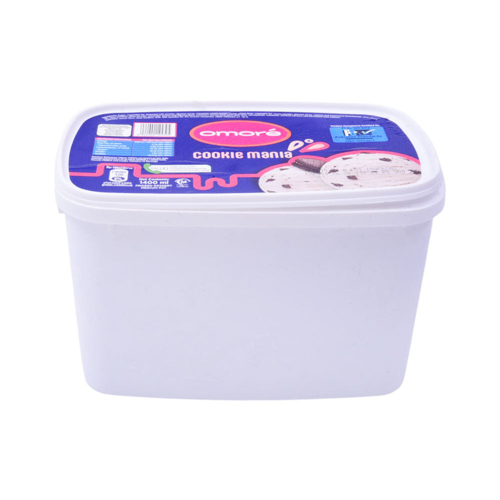 OMORE ICE CREAM COOKIE MANIA 1.4 LTR