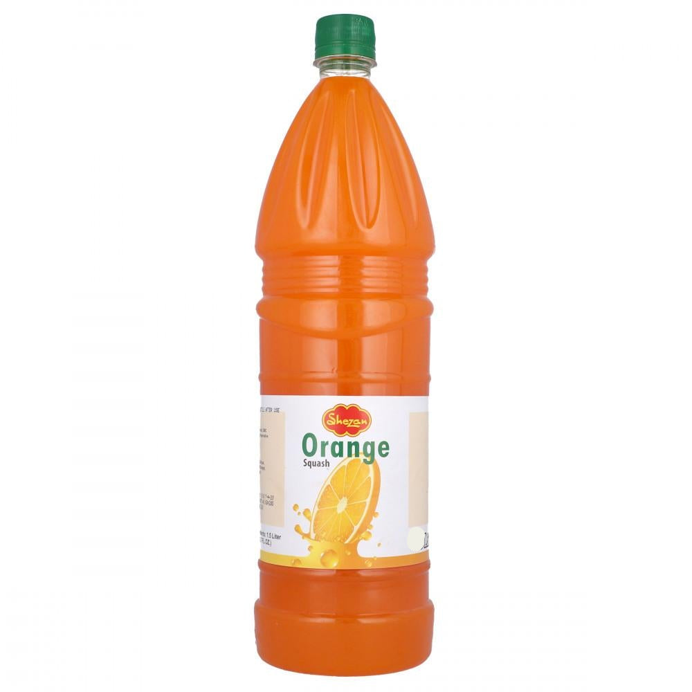 SHEZAN SQUASH ORANGE 1.4 LTR- CARTON