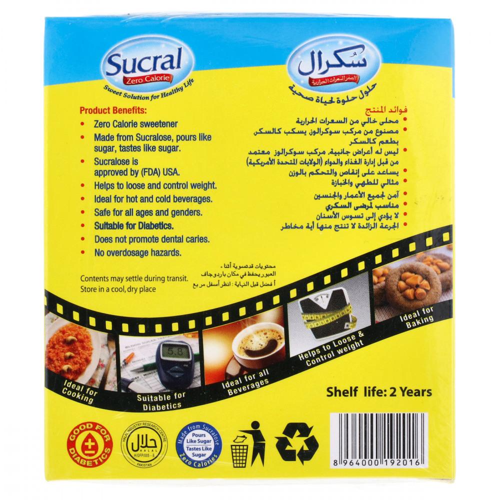 SUCRAL ZERO CALORIE SUGAR SACHET 50 SACHET