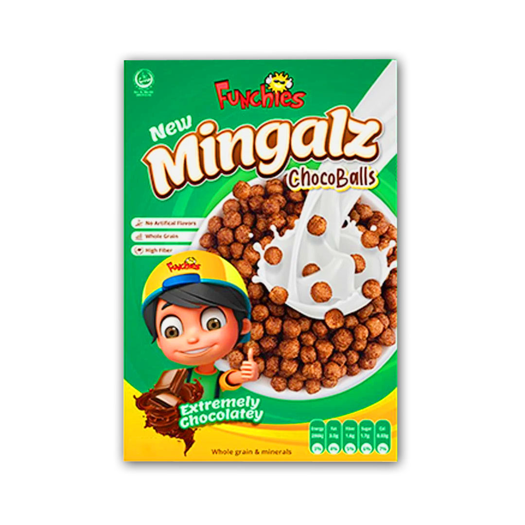 FUNCHIES MINGALZ CEREAL CHOCOBALLS 150 GM