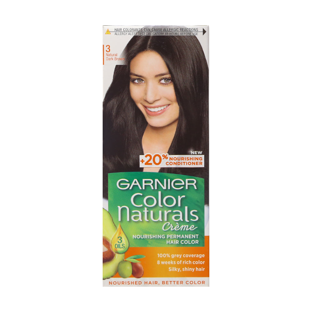 GARNIER COLOR NATURALS CREME DARK BROWN 3