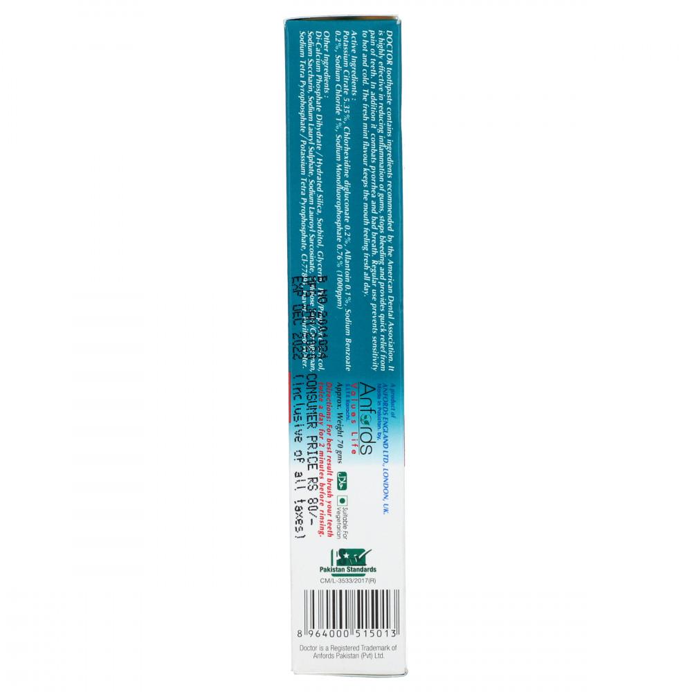 DOCTOR TOOTH PASTE FLUORIDE 70 GM