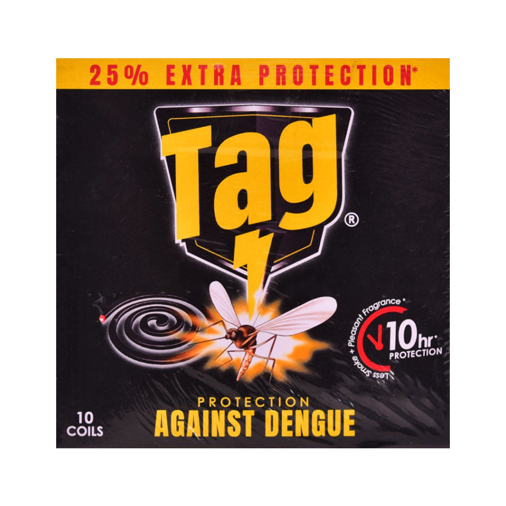 TAG MOSQUITO PROTECTION COIL FOR DENGUE 10 PCS