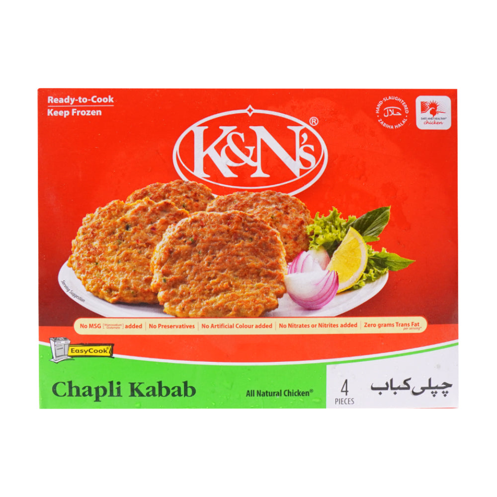 K&N CHAPLI KABAB 300 GM 4 PC