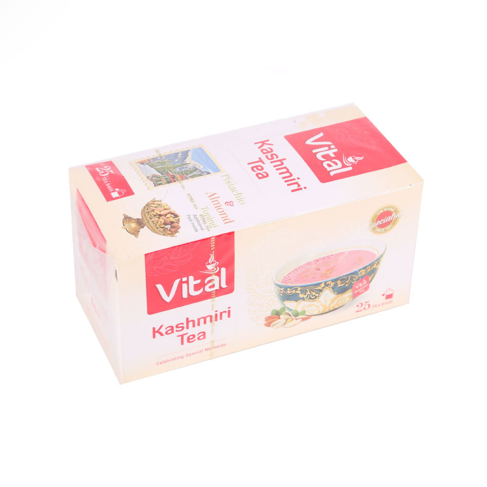 VITAL KASHMIRI TEA PISTACHIO AND ALMOND 25 BAGS 75 GM