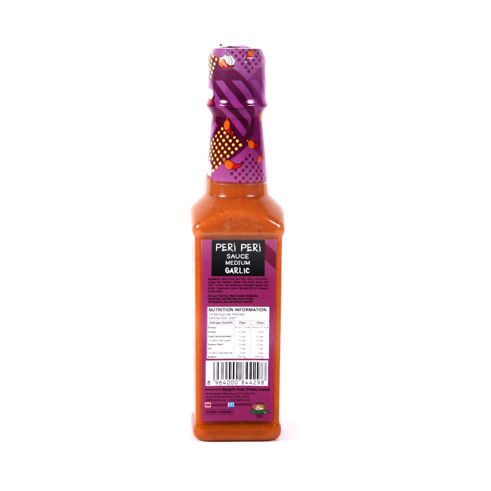 SHANGRILA PERI PERI GARLIC SAUCE 285 ML
