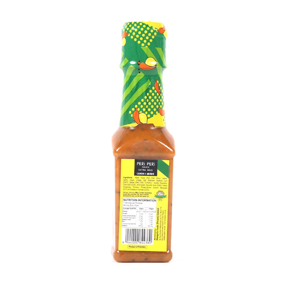 SHANGRILA PERI PERI LEMON AND HERBS SAUCE 150 ML