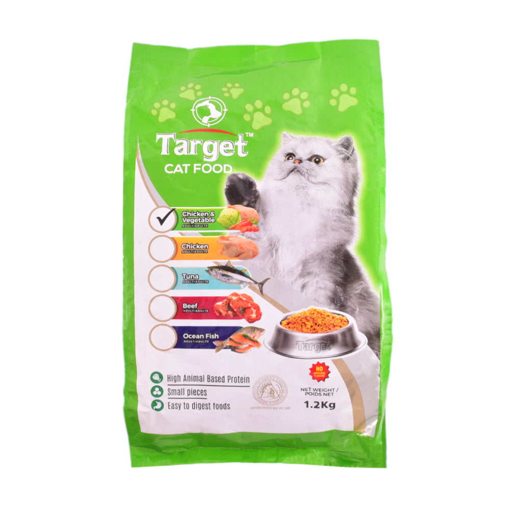 TARGET CAT FOOD CHICKEN & VEGETABLE 1.2 KG