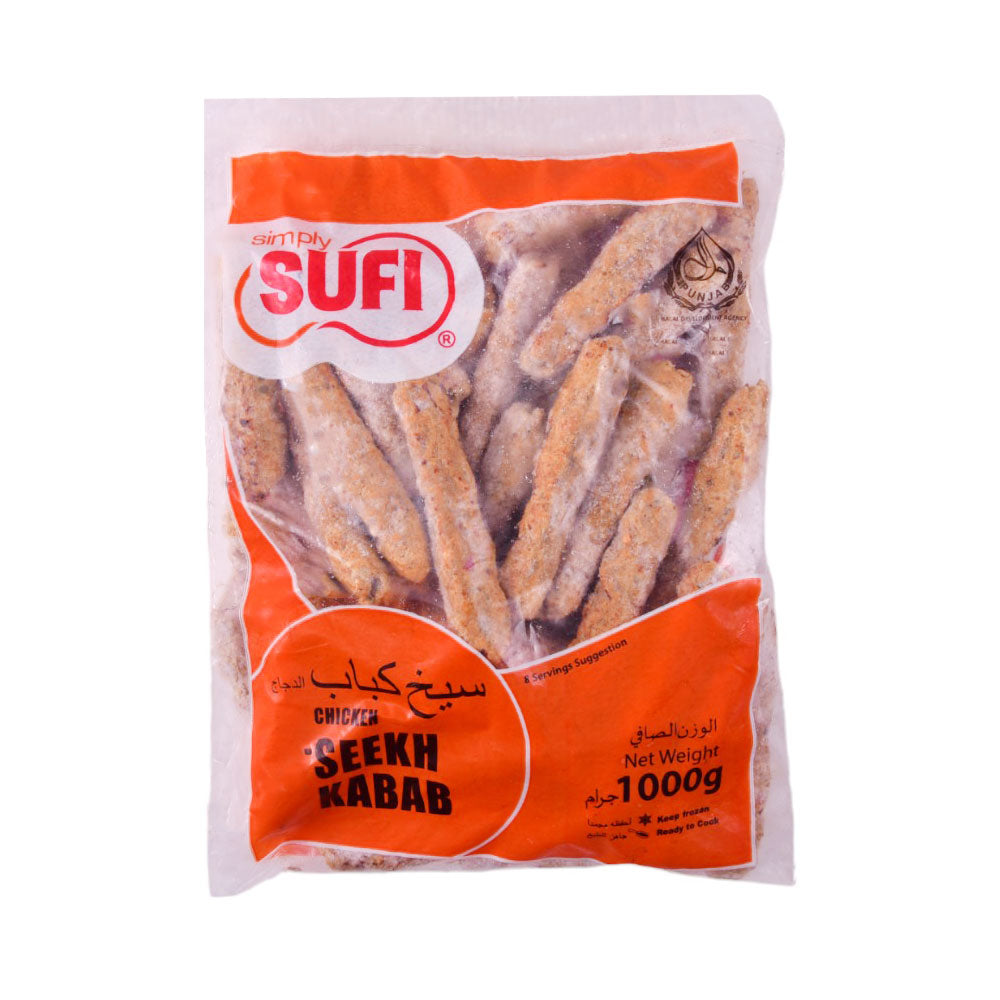 SUFI CHICKEN SEEKH KABAB (POLY BAG) 1 KG