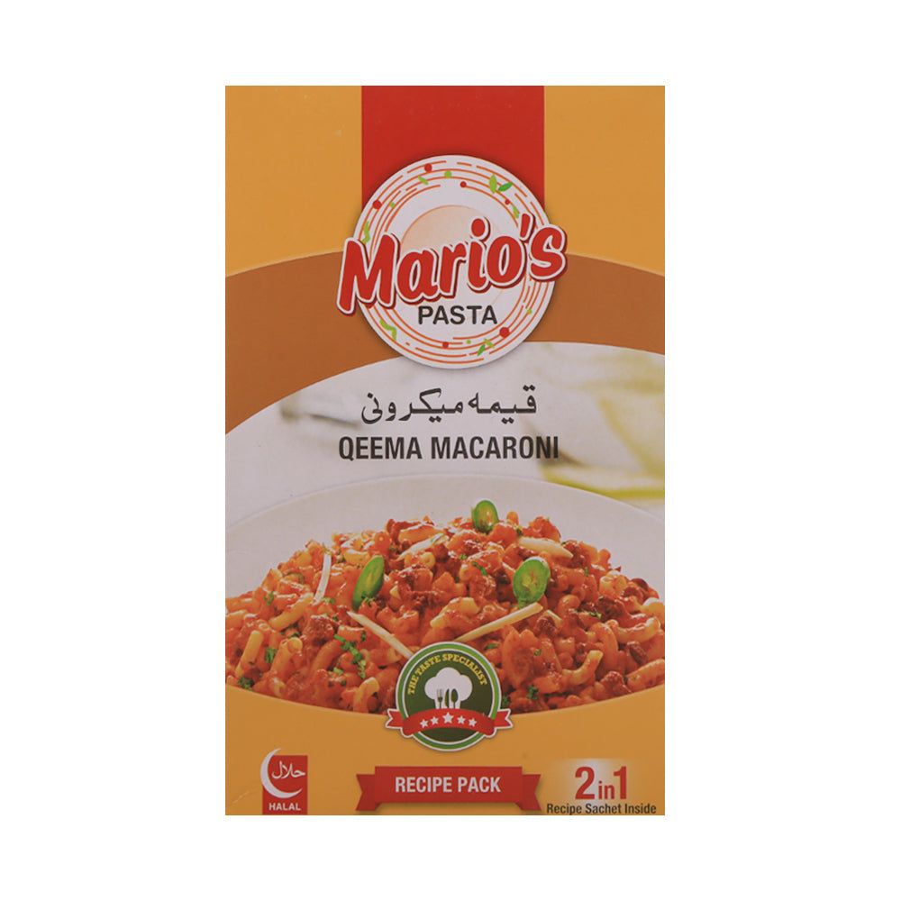 MARIOS QEEMA MACARONI 225 GM