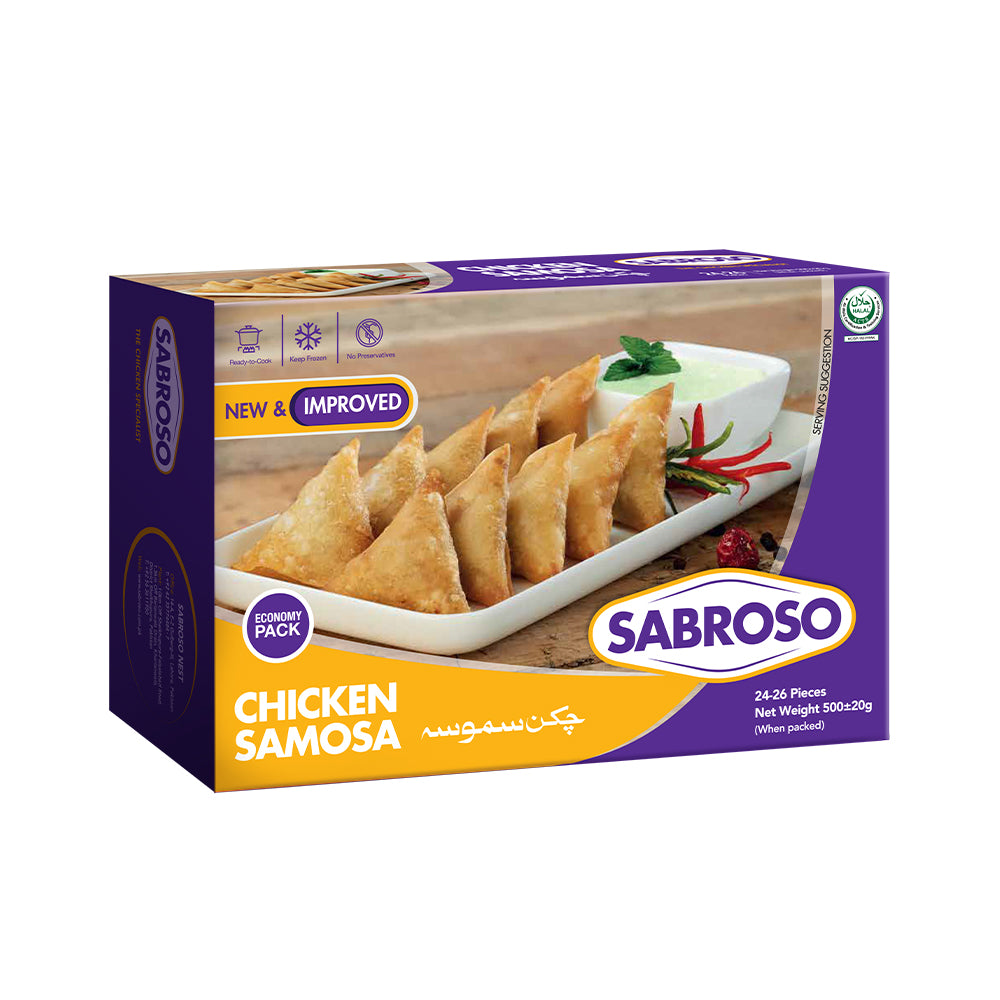 SABROSO CHICKEN SAMOSA 500GM