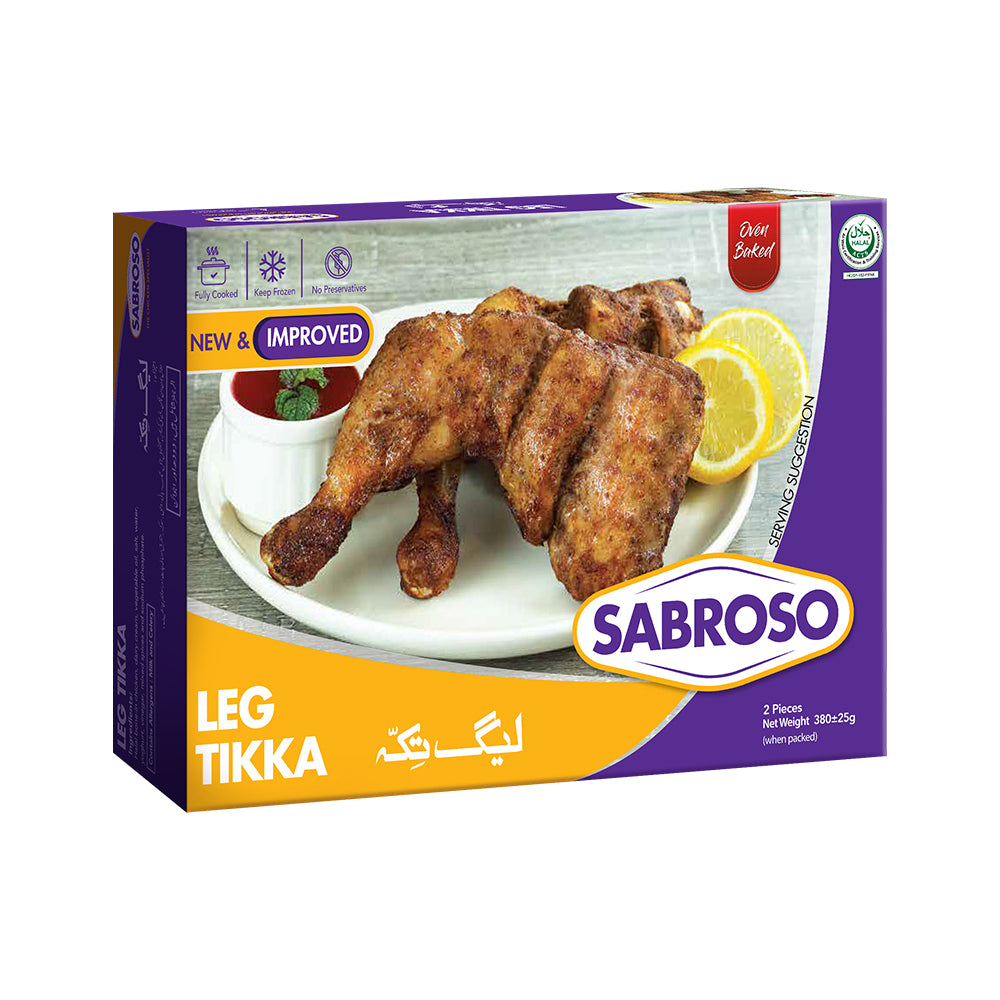 SABROSO LEG TIKKA 2 PCS 380 GM