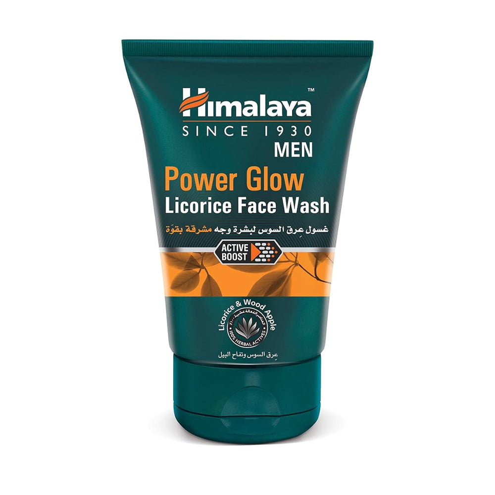 HIMALAYA POWER GLOW LICORICE FACE WASH FOR MEN 100 ML