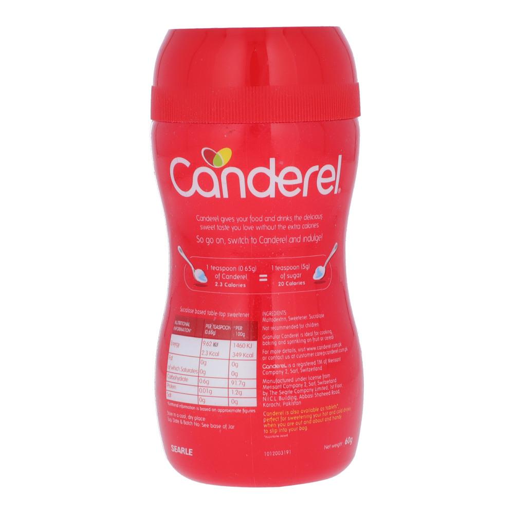 CANDEREL DELIGHTFUL LOW CALORIE SWEETNER JAR 60 GM