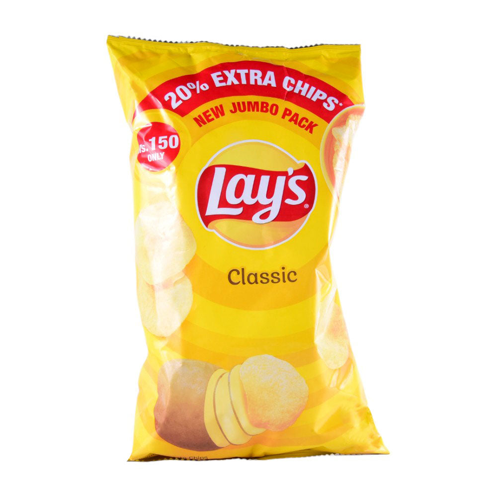 LAYS SALT CHIPS 120 GM
