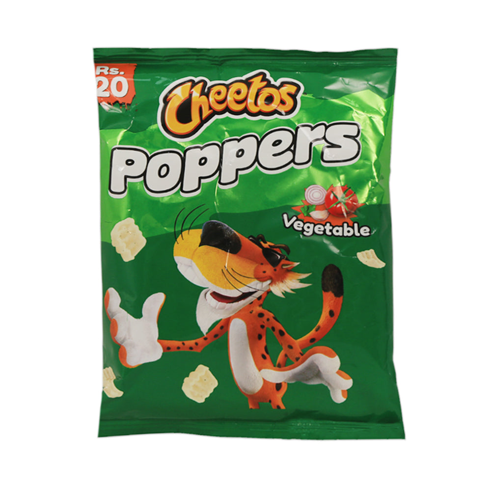CHEETOS POPPERS VEGETABLE CHIPS 10 GM