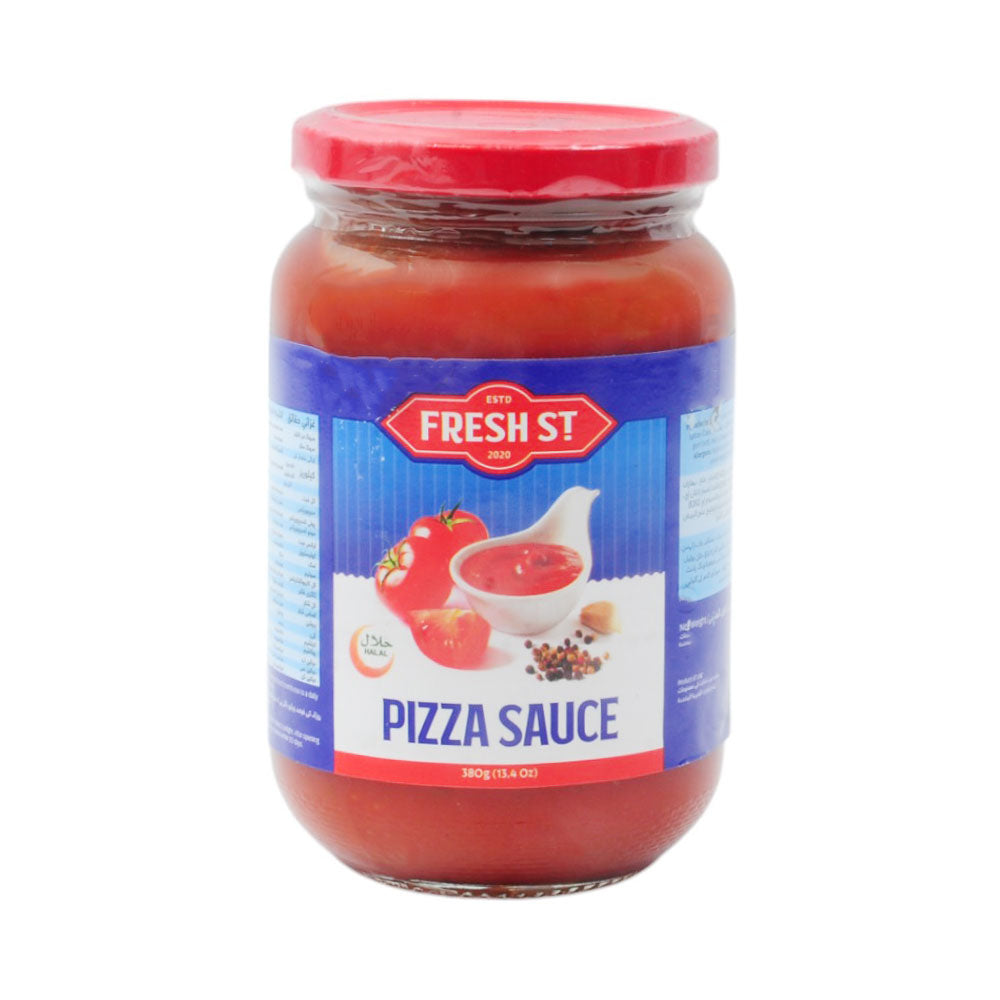 FRESH ST PIZZA SAUCE JAR 380GM