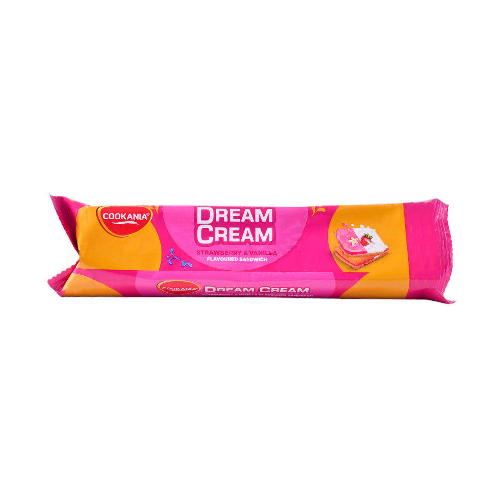 COOKANIA DREAM CREAM STRAWBERRY & VANILLA COOKIES 36 GM