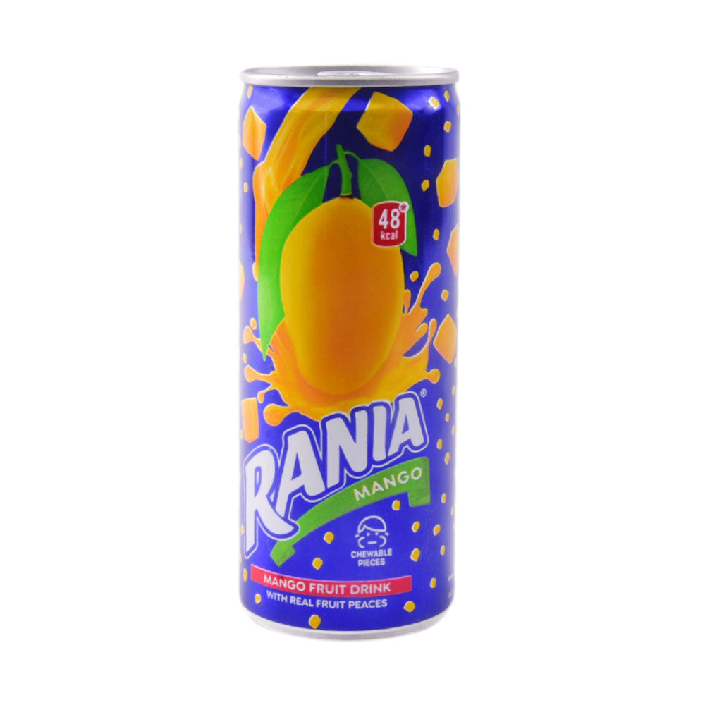 RANIA DRINK MANGO FRUIT PEACES TIN 250 ML