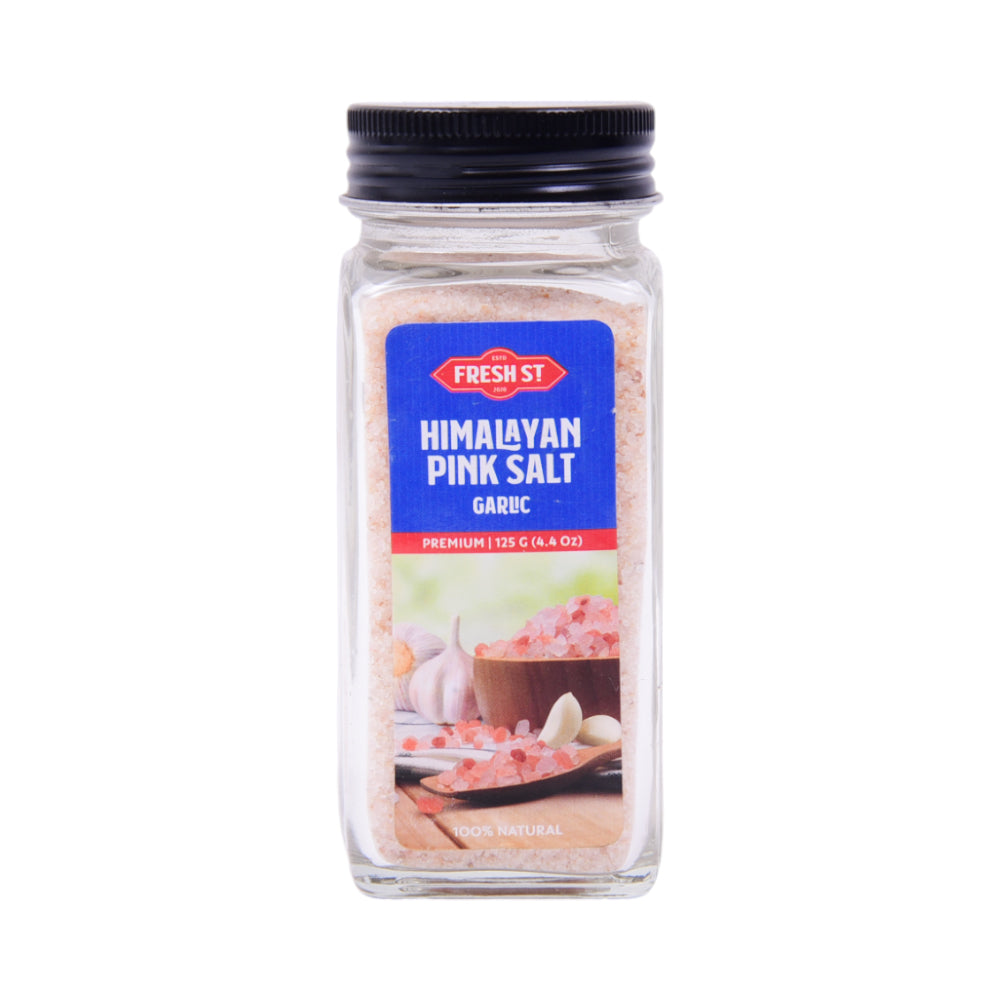FRESH ST HIMALAYAN PINK SALT GARLIC 125GM