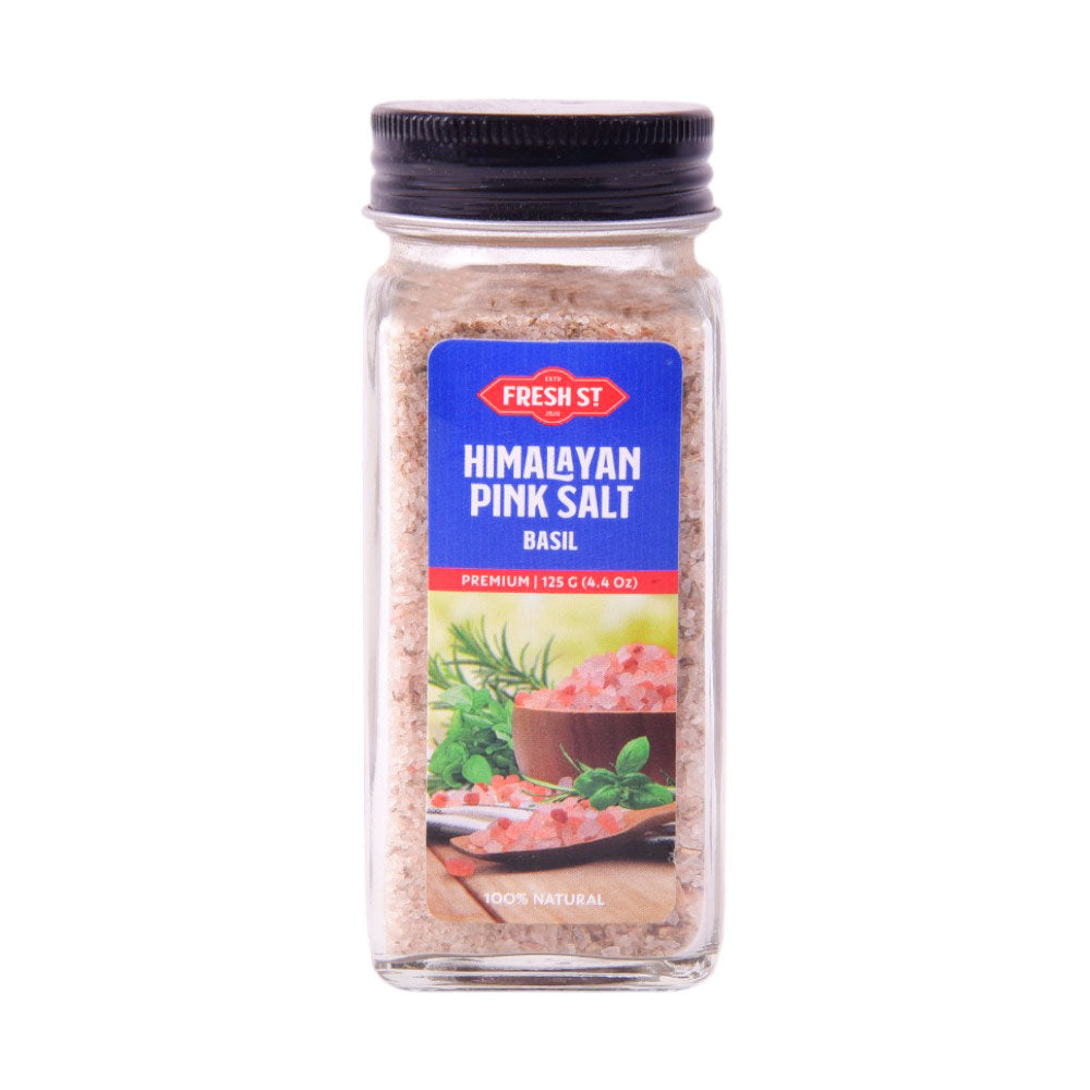 FRESH ST HIMALAYAN PINK SALT BASIL 125GM