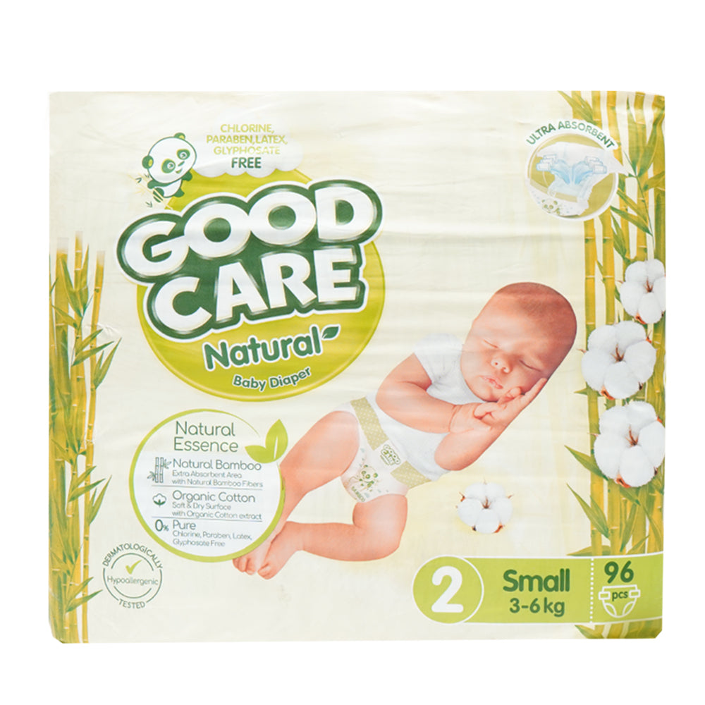GOODCARE NATURAL DIAPER SMALL 96 PCS JUMBO