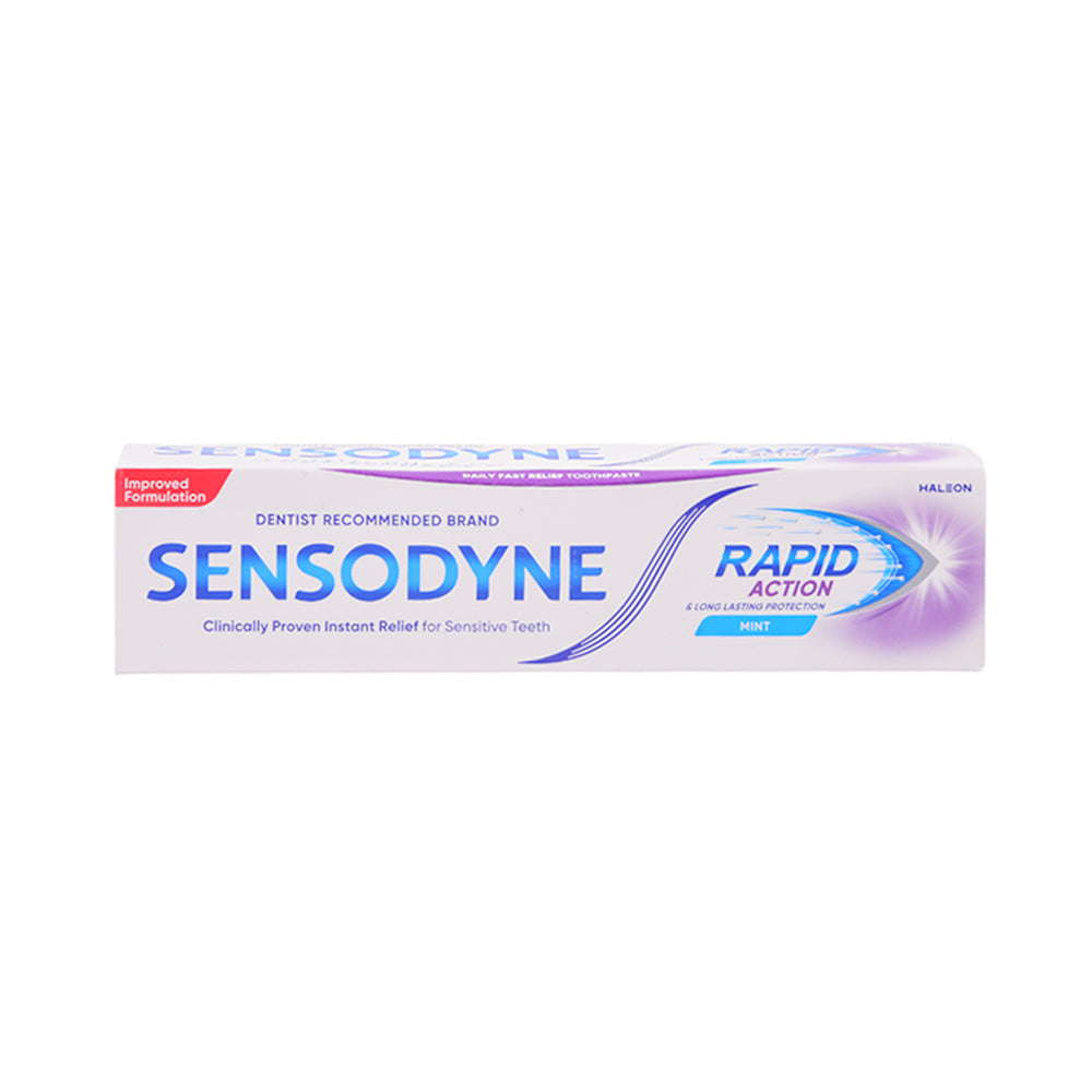 SENSODYNE TOOTH PASTE RAPID ACTION MINT 100 GM