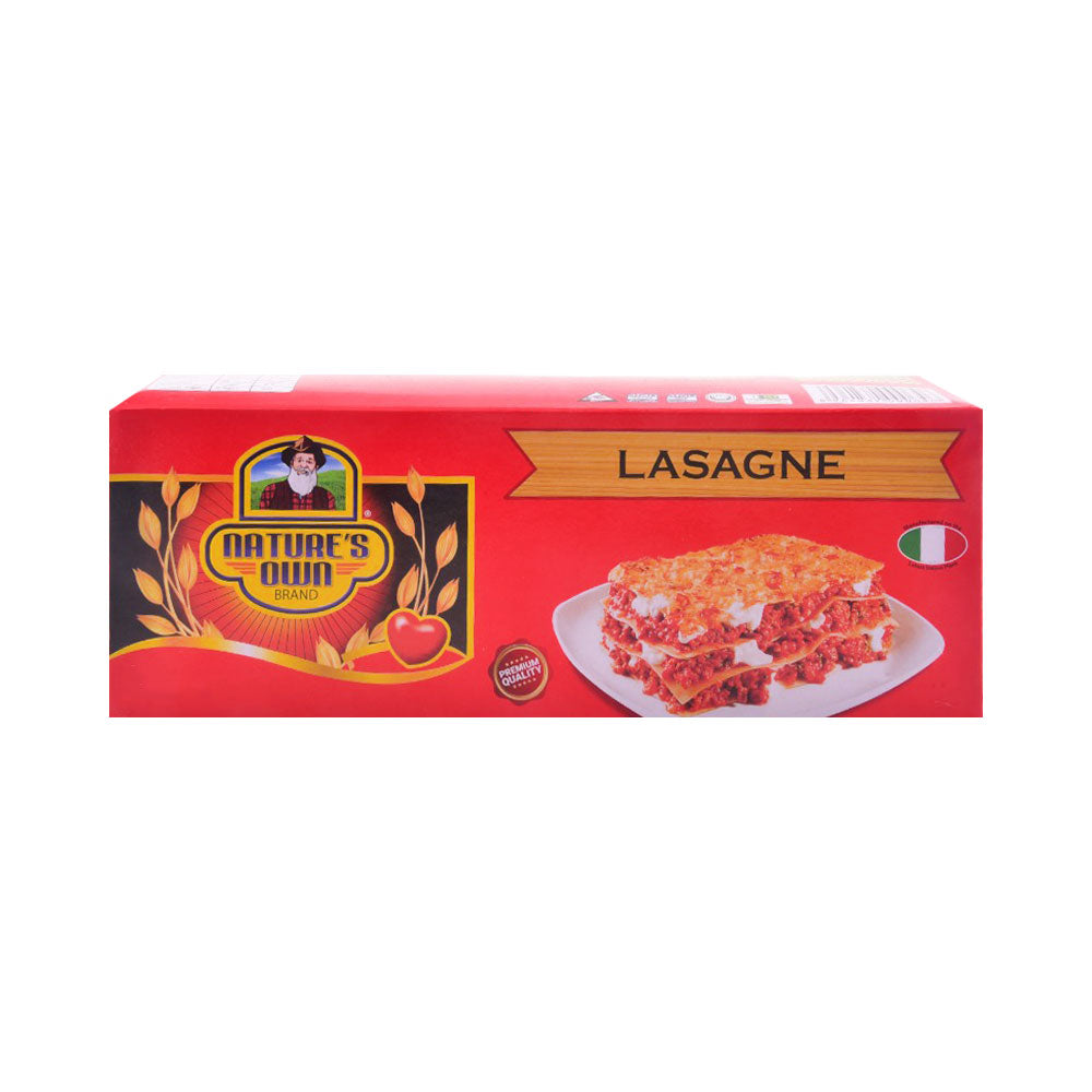 NATURES OWN BRAND PASTA LASAGNE 400 GM