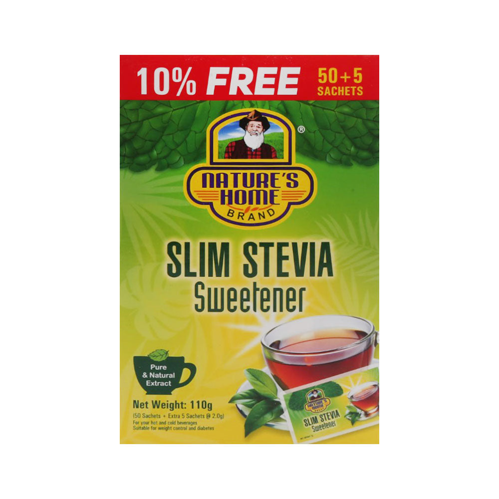 NATURES HOME SLIM STEVIA SWEETENER 55S 2.0 GM