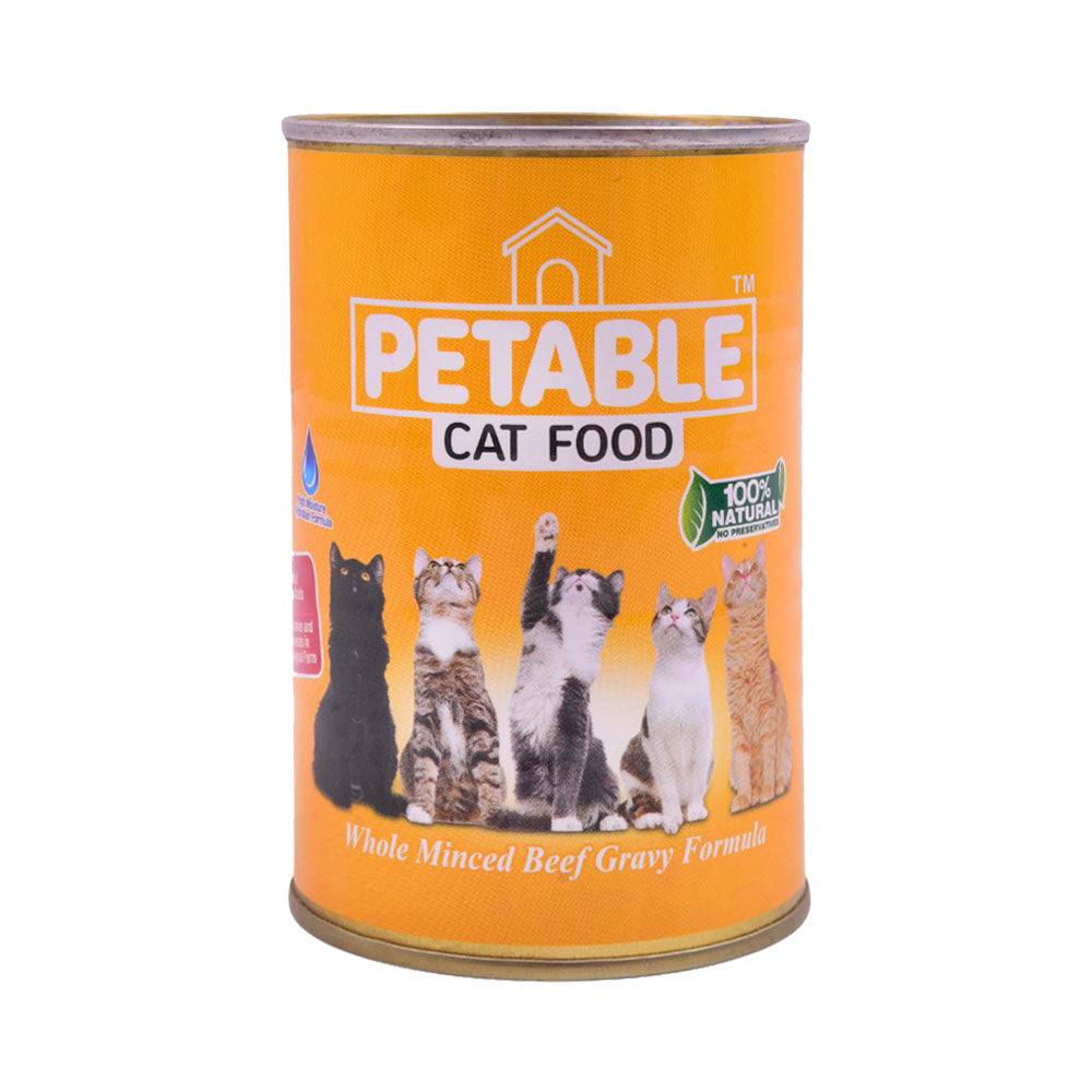 CAT WHOLE MINCED BEEF GRAVY FORMULA 400 GM