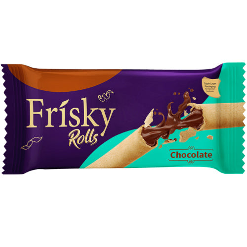 INNOVATIVE FRISKY CHOCOLATE ROLLS BISCUIT 86.4GM