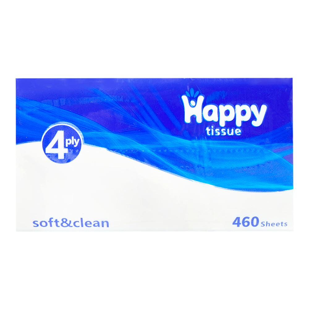 HAPPY TISSUE SOFT & CLEAN 4PLY 460 SHEETS