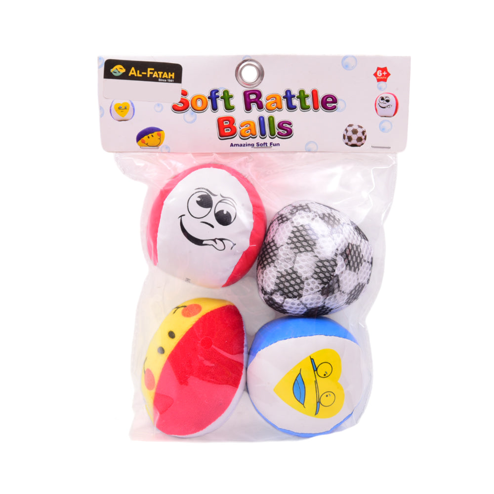 SB600 SOFT RATTLE BALLS 4PC