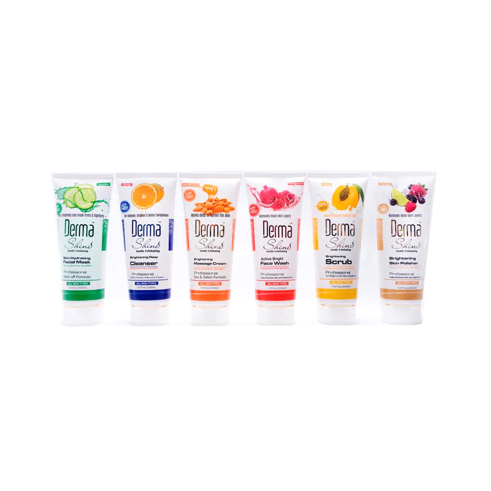 DERMA SHINE FRUIT FACIAL KIT 70GM*6TUBES
