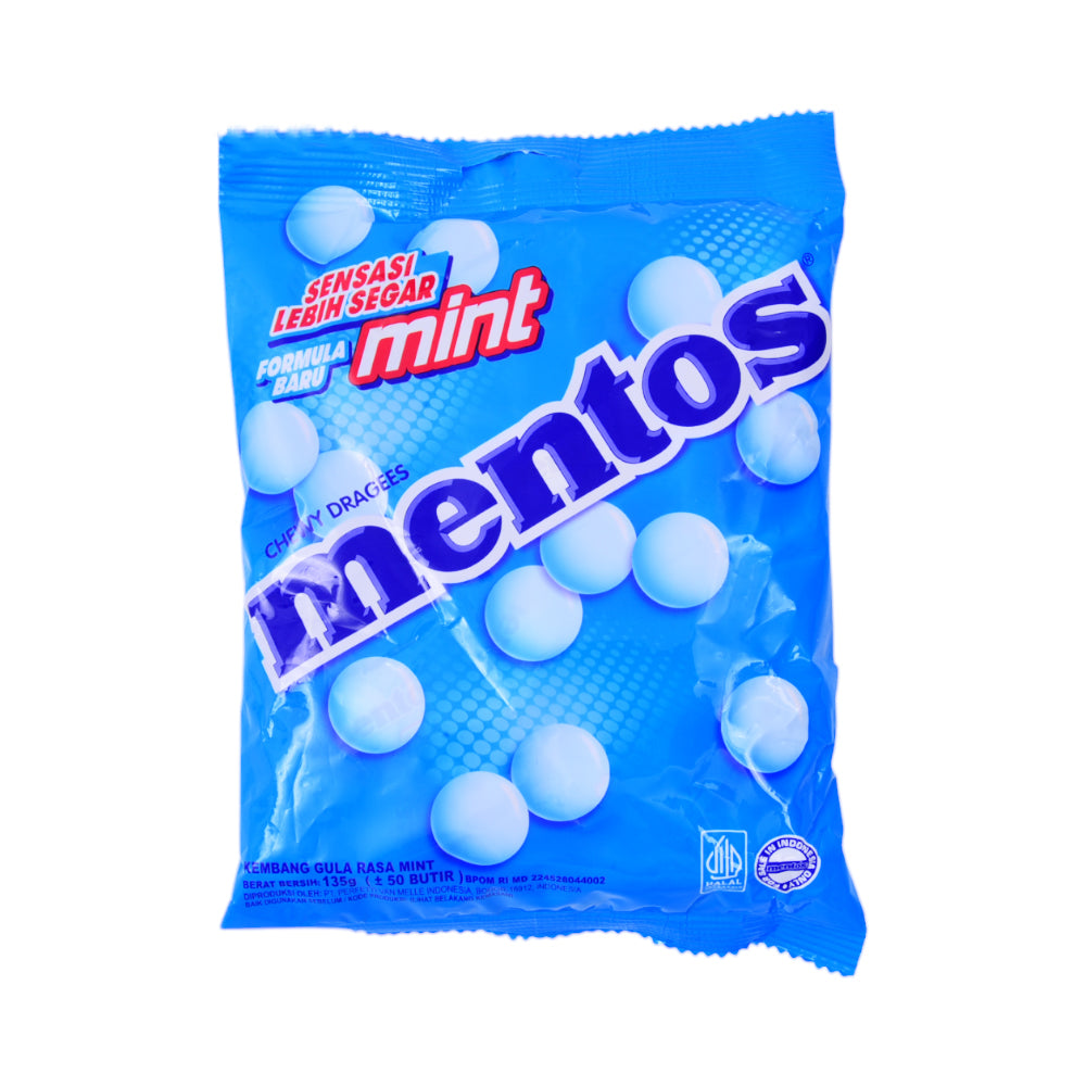 MENTOS CANDY MINT BLUE 135 GM