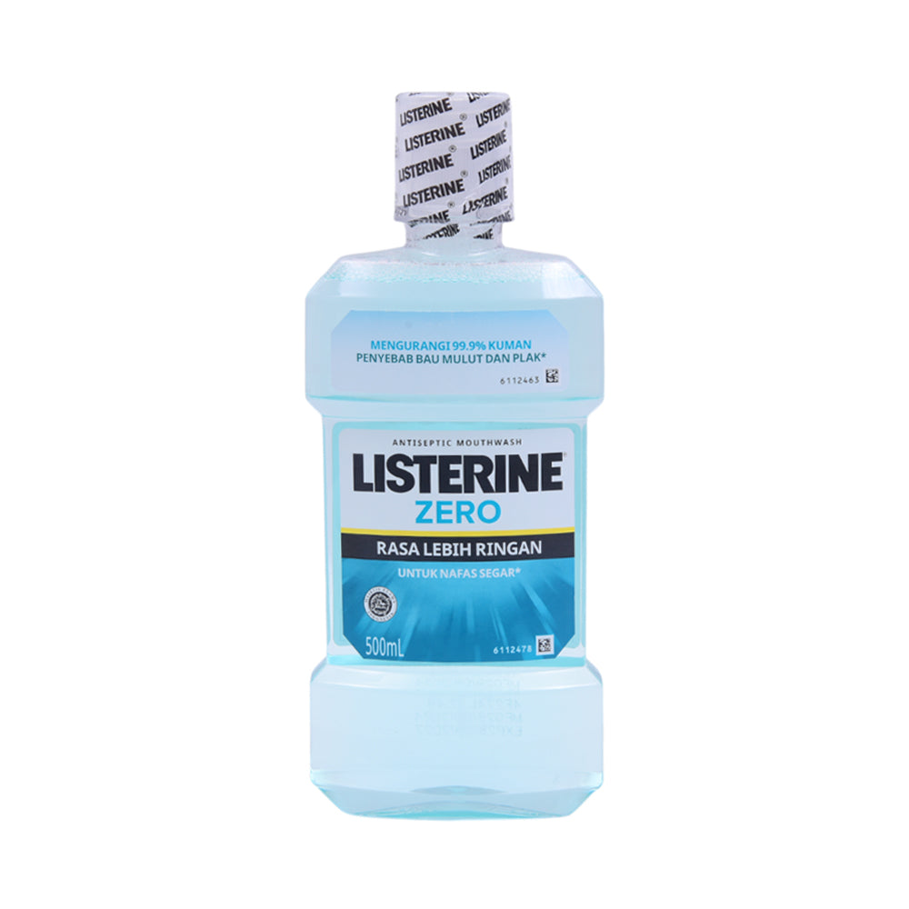 LISTERINE MOUTH WASH ZERO FEEL LIGHTER FRESH 500 ML